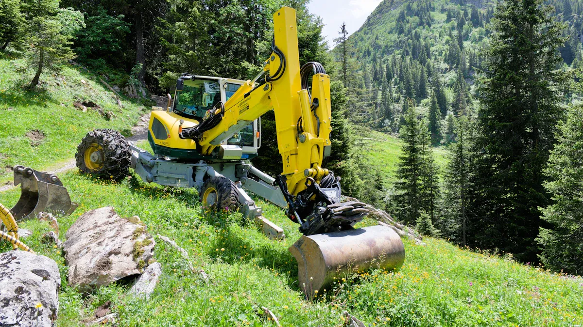 Lifting the DeepKron Mini Excavator